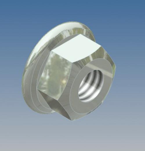 PORCA SEXTAVADA TRAVA 5/16 X 18
